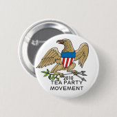 TEE-PARTY-BEWEGUNG BUTTON (Vorne & Hinten)