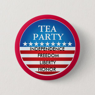 TEE-PARTY-BEWEGUNG BUTTON