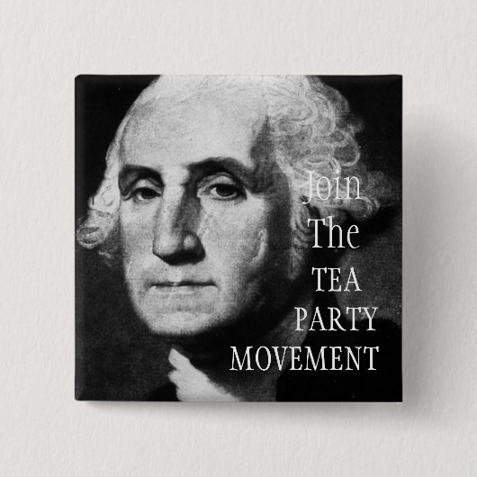 TEE-PARTY-BEWEGUNG BUTTON (Vorderseite)