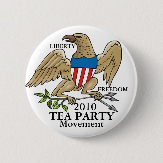 TEE-PARTY-BEWEGUNG BUTTON (Vorderseite)