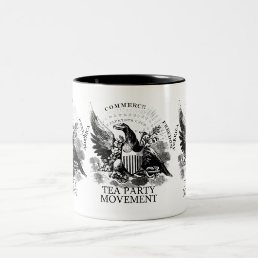 TEE-PARTY-BEWEGUNG ZWEIFARBIGE TASSE (Mittel)