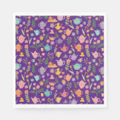 Tee Party Birthday Bridal Ostern Frühlingsflora Serviette (Vorderseite)