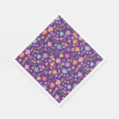 Tee Party Birthday Bridal Ostern Frühlingsflora Serviette (Ecke)