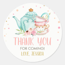 Tee Party Blue Baby Duwer Gefallen Brewing Floral 