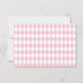 Tee-Party-Blume Babydusche Danke (Rückseite)