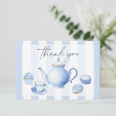 Tee-Party-Blume Babydusche Danke (Stehend Vorderseite)