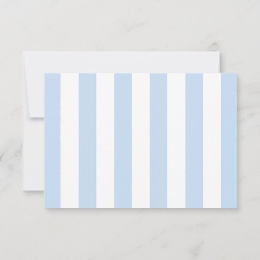 Tee-Party-Blume Babydusche Danke (Rückseite)