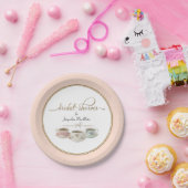 Tee-Party-Brautparty-Dekoration Tee-Cups Skripttex Pappteller (Party)