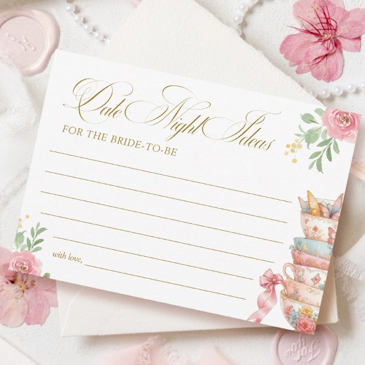 Tee-Party-Brautparty Einladung