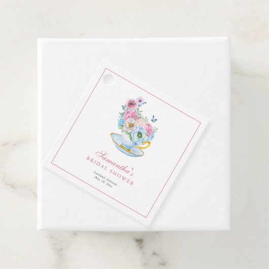 Tee-Party-Brautparty Geschenkanhänger (Beispiel)