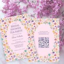 Tee Party Brautparty Niedlich CUSTOM QR Code
