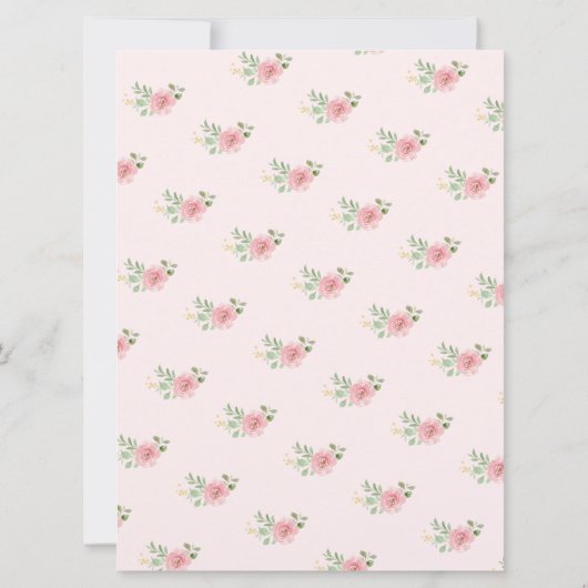 Tee-Party-Brautparty über oder unter der Spielkart Einladung (Rückseite)