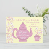 Tee-Party-Brautparty- und Kochkarten (Stehend Vorderseite)