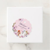 Tee-Party-Brautparty Wasserfarbe Vielen Dank Geschenkanhänger (Beispiel)