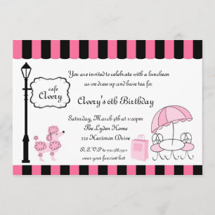 Tee-Party Bridal Einladung