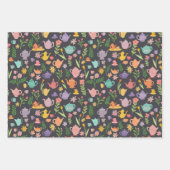 Tee Party Bridal Ostern Frühling Blumenkolorieren Geschenkpapier Set (Vorderseite 3)