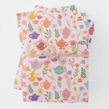 Tee Party Bridal Ostern Frühling Blumenkolorieren