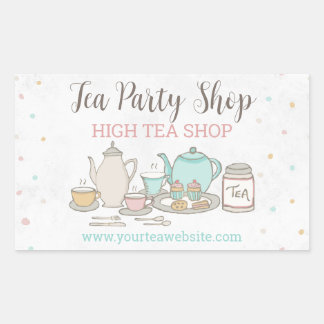Tee-Party Business High Tee Aufkleber