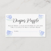 Tee-Party China Schnürsenkel Kinderdusche Windelwi Begleitkarte (Vorderseite)