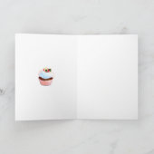 Tee-Party Cupcake Design Ankündigung (Innenseite)