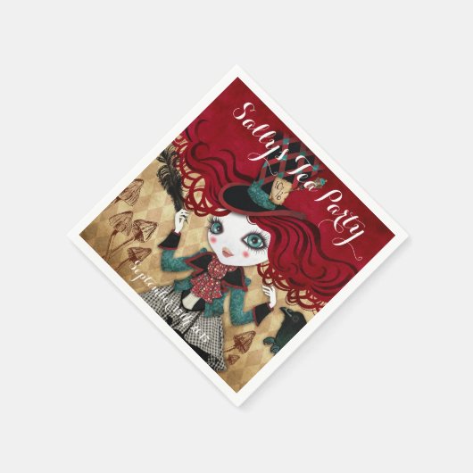 Tee Party Custom Napkins Serviette (Ecke)