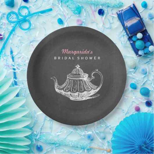 Tee-Party-Dekorations-Tafel-Brautparty Pappteller (Party)