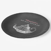 Tee-Party-Dekorations-Tafel-Brautparty Pappteller (Schrägansicht)