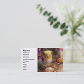 Tee-Party - die Magie eines Tee-Party Visitenkarte (Stehend Vorderseite)