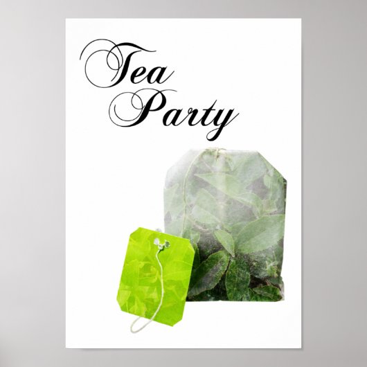 Tee-Party-Doppelbelastung Poster (Vorne)