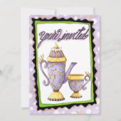 Tee-Party - Einladung (Vorderseite)