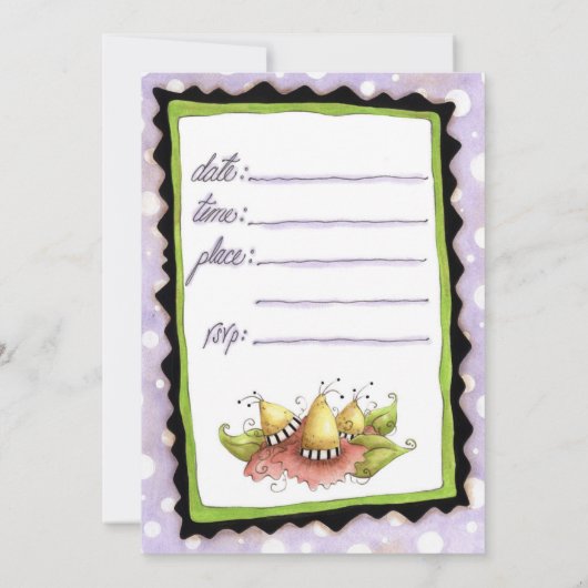 Tee-Party - Einladung (Rückseite)