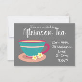 Tee-Party Einladung (Vorderseite)