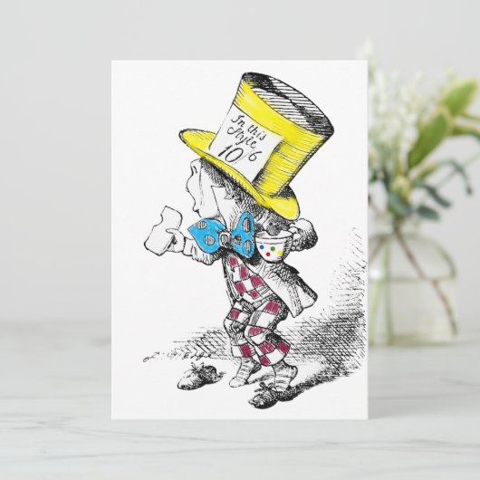 Tee-Party Einladung (Stehend Vorderseite)