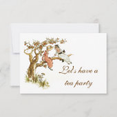 Tee-Party Einladung (Vorderseite)