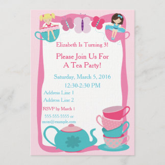 Tee-Party Einladung