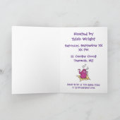 Tee-Party Einladung: Elefantentee Kettle Einladung (Innenseite)