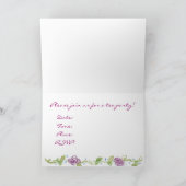 Tee-Party Einladung Viktorianisch Extravagant Hats (Innenseite)