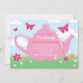 Tee-Party Einladungen (Vorderseite)