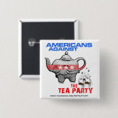 TEE-PARTY-ELEFANT ERHÄLT GEBAUSCHT! BUTTON (Vorne & Hinten)