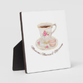 Tee Party Elegantes Brautparty Bachelorette Fotoplatte (Vorderseite)