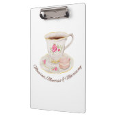 Tee Party Elegantes Brautparty Bachelorette Klemmbrett (Links)