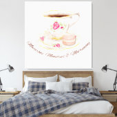 Tee Party Elegantes Brautparty Bachelorette Leinwanddruck (Insitu (Schlafzimmer))