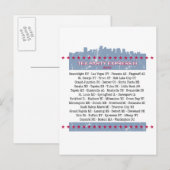 Tee Party Express Stadtrundgang Einladungspostkarte (Vorne/Hinten)