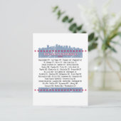 Tee Party Express Stadtrundgang Einladungspostkarte (Stehend Vorderseite)