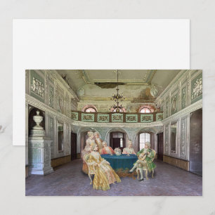 Tee-Party Flat Holiday Card Feiertagskarte