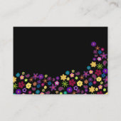 Tee Party Floral Brautparty Registry Begleitkarte (Rückseite)