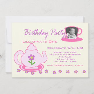 Tee Party/Foto Einladung