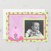 Tee Party/Foto Einladung (Vorne/Hinten)