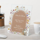 Tee Party Garden Baby in Bloom Custom Sockelschild (In SItu)