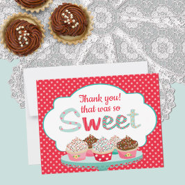 Tee-Party Geburtstag Dankeschön Flachbild-Note-Kar Mitteilungskarte